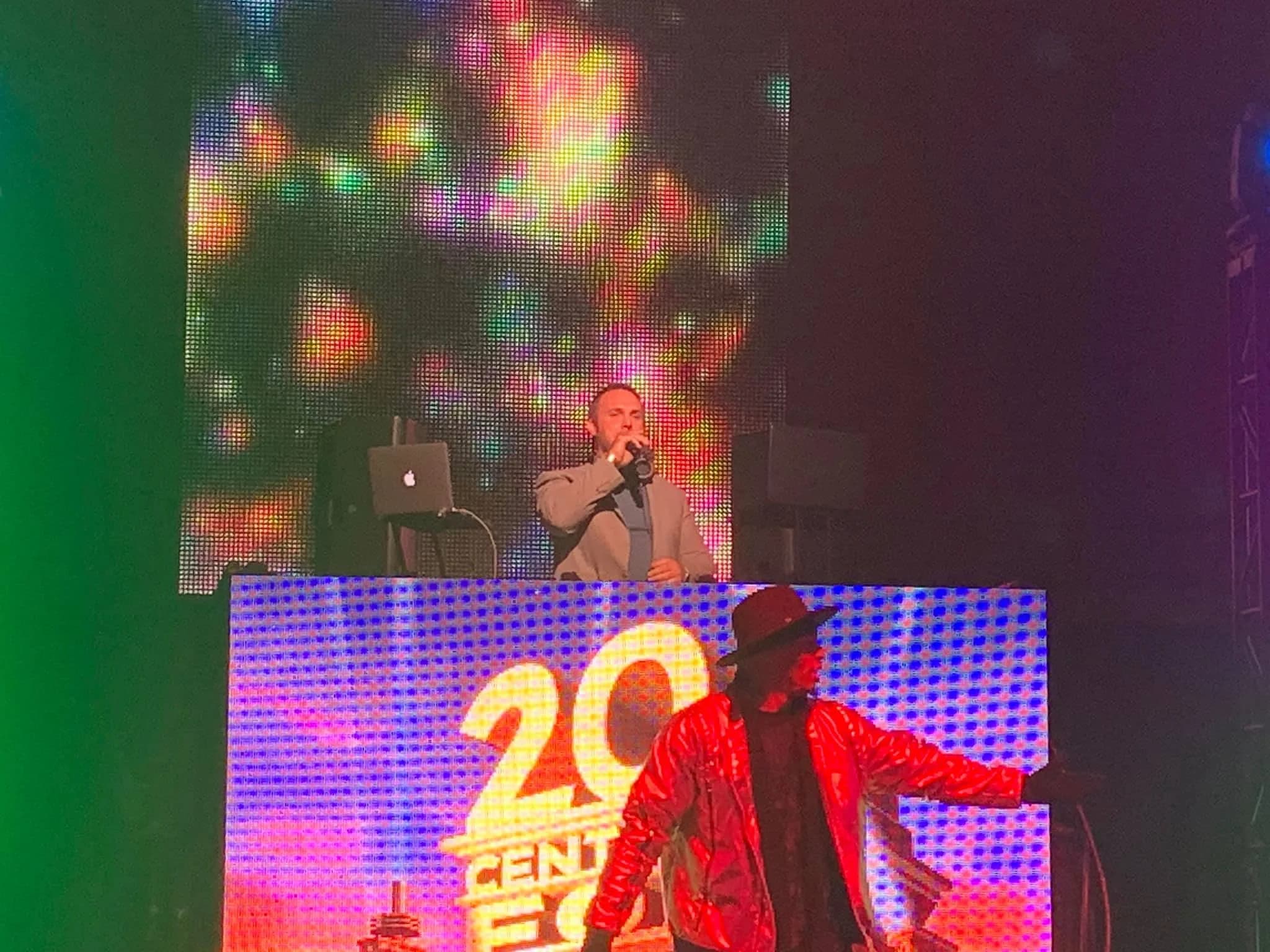 DJ booth at a Fox Studios event